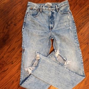 Abercrombie & Fitch the 90s skinny high rise size 27 / 4 LONG